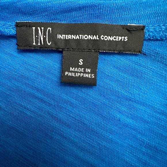 NWOT INC International Women's Cotton Twist-Front T-Shirt - S - Picture 4 of 5